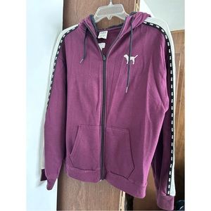 PINK Victoria’s Secret Sequin Zip Hoodie